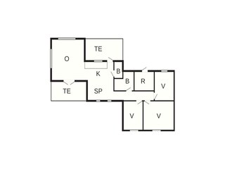 Maison de vacances Henne Strand Plan d'étage 2