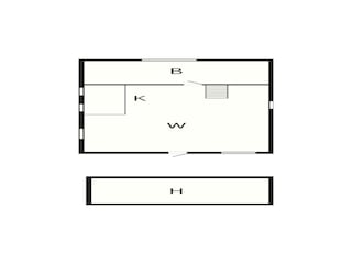 Vakantiehuis Svaneke Grondplan 4