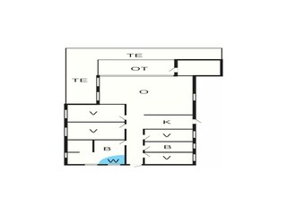 Vakantiehuis Marielyst Grondplan 22