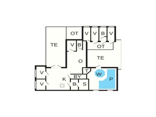 Casa per le vacanze Kongsmark Pianta del piano 45