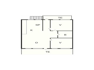 Maison de vacances Sønderballe Plan d'étage 55