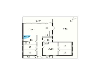 Casa de vacaciones Sønderballe Plano de planta 3