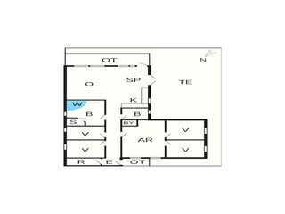 Casa de vacaciones Sønderballe Plano de planta 2