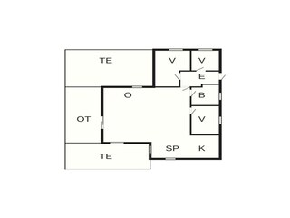 Casa de vacaciones Hejlsminde Plano de planta 2
