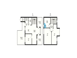 Vakantiehuis Juelsminde Grondplan 32