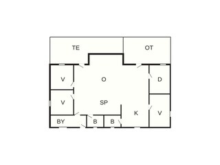 Holiday house Sydals Floor Plan 36