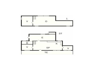Casa de vacaciones Lønstrup Plano de planta 40