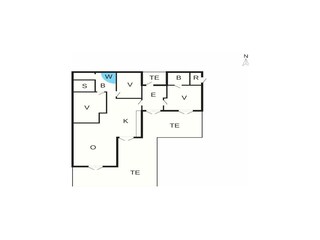 Maison de vacances Nysted Plan d'étage 52