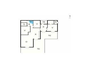 Maison de vacances Nysted Plan d'étage 52