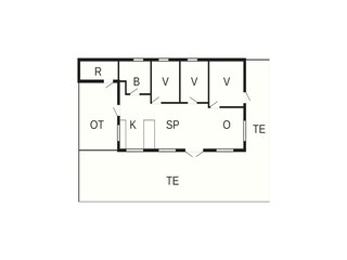 Holiday house Hejlsminde Floor Plan 2