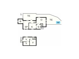 Vakantiehuis Inndyr Grondplan 11
