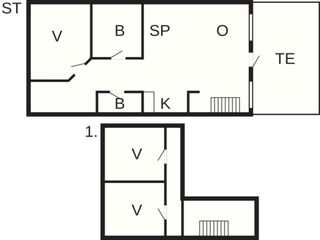 Apartment Tranum Strand Grundriss 3