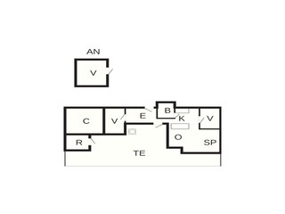 Ferienhaus Tisvildeleje Grundriss 44