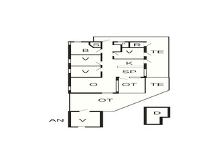Vakantiehuis Aalbæk Grondplan 24