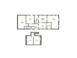 Vakantiehuis Sydals Grondplan 40