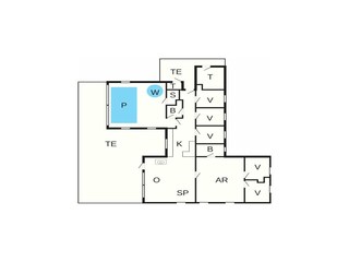 Maison de vacances Vaeggerløse Plan d'étage 36