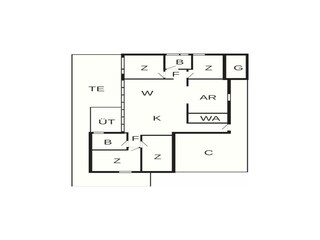 Casa de vacaciones Ølsted Plano de planta 10