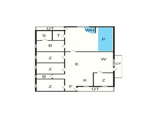 Vakantiehuis Juelsminde Grondplan 39