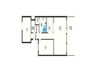 Vakantiehuis Ebeltoft Grondplan 35