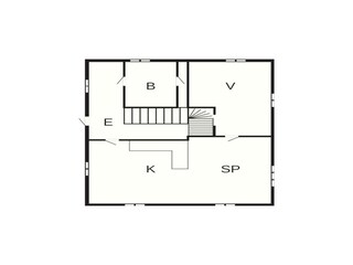 Vakantiehuis Ellös Grondplan 34