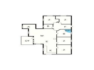 Casa de vacaciones Ansager Plano de planta 20