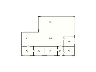 Vakantiehuis Lohals Grondplan 39