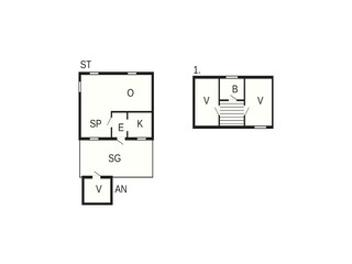 Casa per le vacanze Fåborg Pianta del piano 45