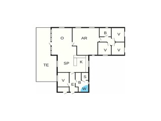 Casa de vacaciones Olpenitz Plano de planta 6