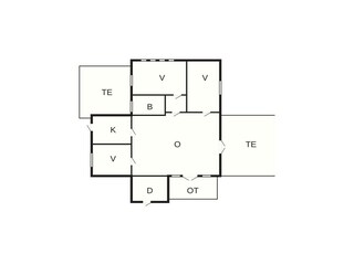Vakantiehuis Kongsmark Grondplan 26