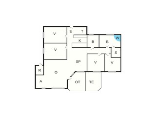 Vakantiehuis Großenbrode Grondplan 38