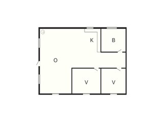 Vakantiehuis Skærbæk Grondplan 36