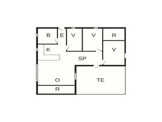 Maison de vacances Thorsminde Plan d'étage 35
