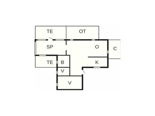 Ferienhaus Flovt Strand Grundriss 39