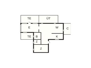 Maison de vacances Flovt Strand Plan d'étage 36