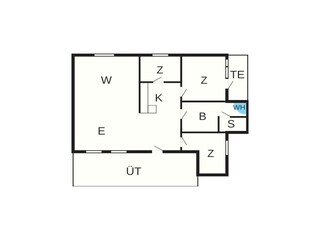 Holiday house Tversted Floor Plan 2