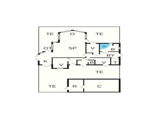 Maison de vacances Nørlev Strand Plan d'étage 8