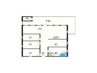 Casa de vacaciones Vejlby Plano de planta 39