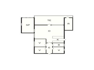 Maison de vacances Vaeggerløse Plan d'étage 44