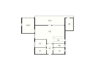 Holiday house Vaeggerløse Floor Plan 44