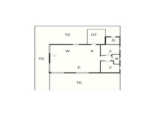 Vakantiehuis Hejlsminde Grondplan 55