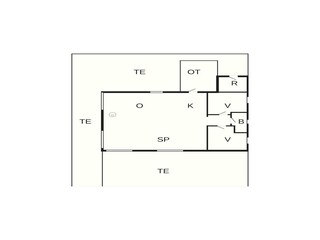Vakantiehuis Hejlsminde Grondplan 54