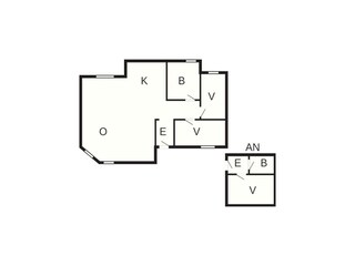 Casa de vacaciones Gjern Plano de planta 30