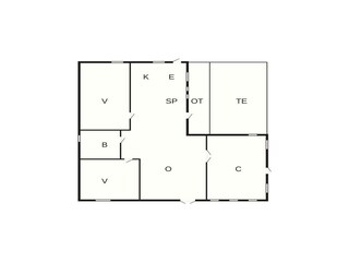 Maison de vacances Bjerge Strand Plan d'étage 42