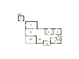 Vakantiehuis Knebel Grondplan 3