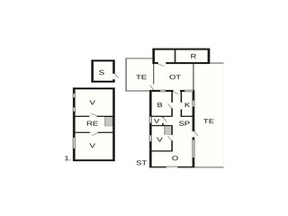 Casa per le vacanze Bratten Strand Pianta del piano 26