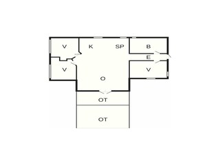 Maison de vacances Ansager Plan d'étage 2
