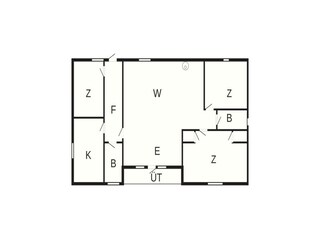 Casa de vacaciones Vejers Strand Plano de planta 3