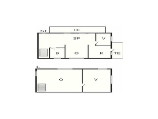 Ferienhaus Blåvand Grundriss 3