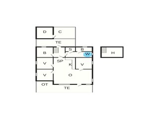 Ferienhaus Søndervig Grundriss 42