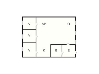 Apartment Millinge Grundriss 3